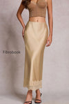 lace-satin-midi-skirt