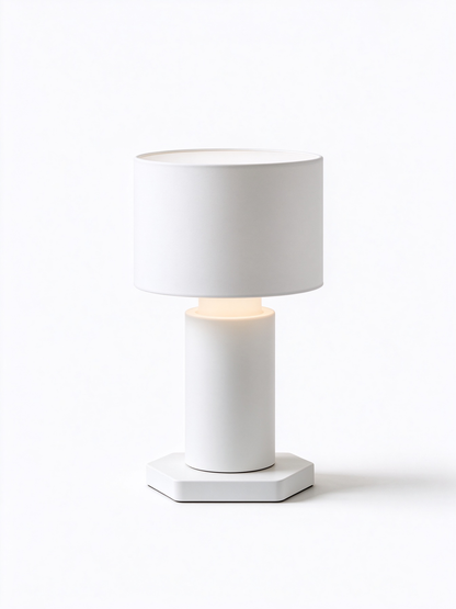 Matte White Minimalist Desk Lamp