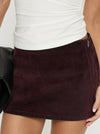 karra-flocked-mini-skirt-washed-red
