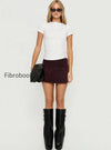 karra-flocked-mini-skirt-washed-red