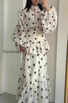 sheer-polka-dot-long-sleeve-maxi-dress
