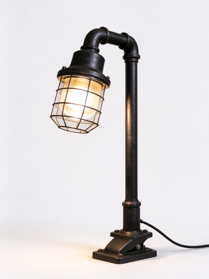 Industrial Pipe Desk Lamp