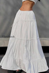 ballet-gentle-white-low-waist-a-line-maxi-skirt