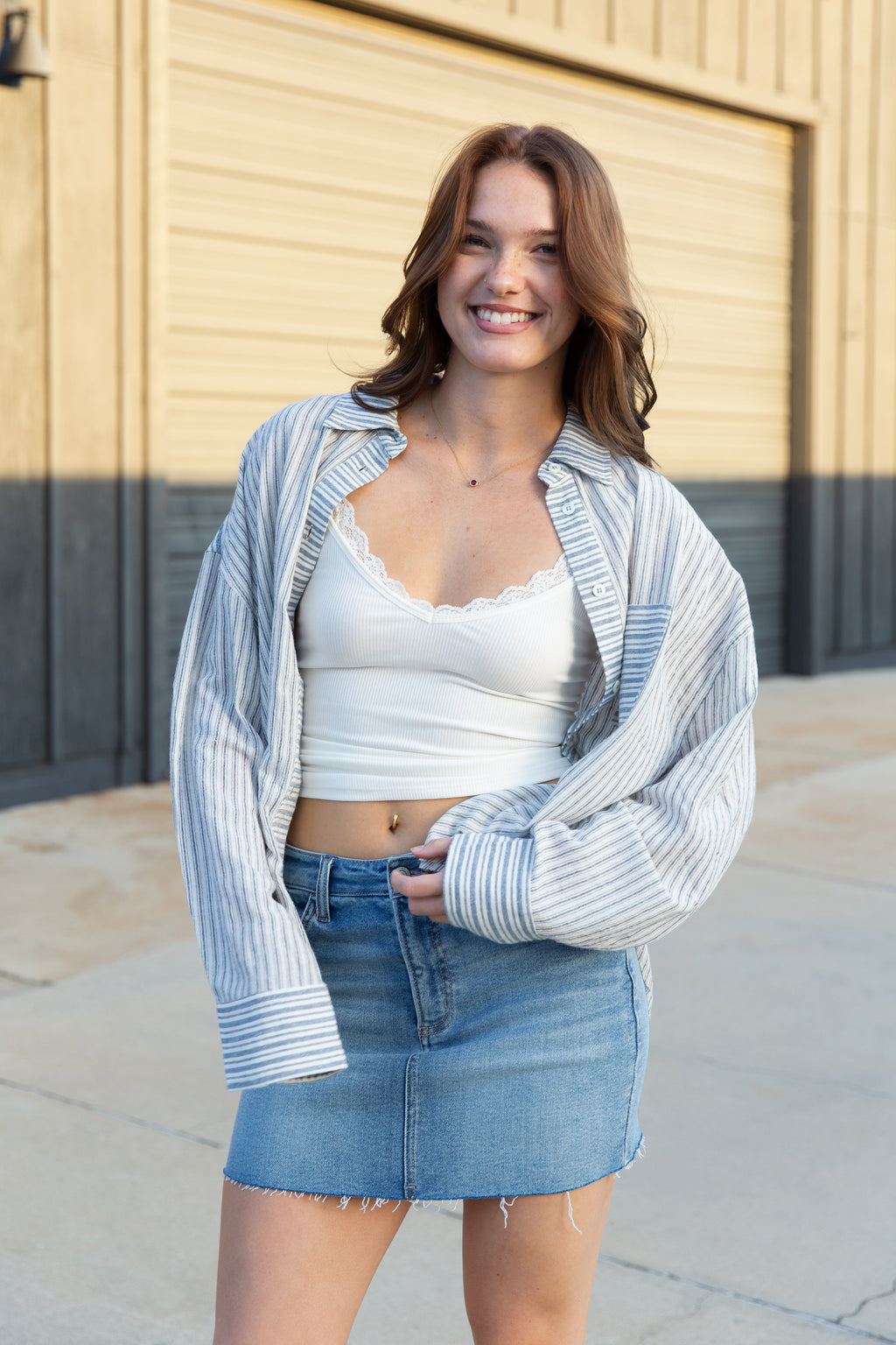 Denim Mini Skirt