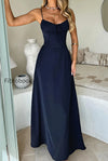 elegant-solid-tie-bodycon-maxi-dress