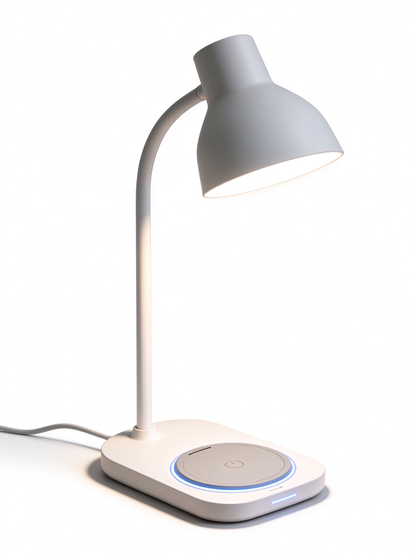 Dimmable LED Desk Lamp with Wireless Charging