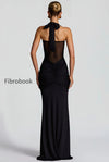 sheer-mesh-sash-bodycon-maxi-dress