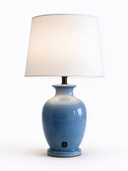 Ceramic Base Modern Desk Lamp
